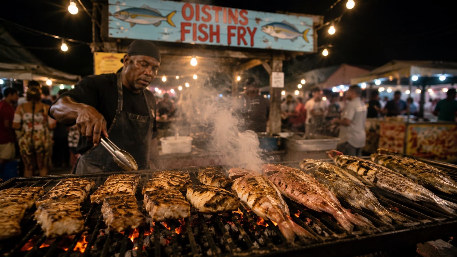 Oistins Fish Fry: What to Order, and When to Arrive